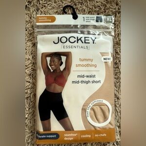 Jockey® Essentials Women's Tummy Smoothing Mid-Waist Mid-Thigh Short Size: XL